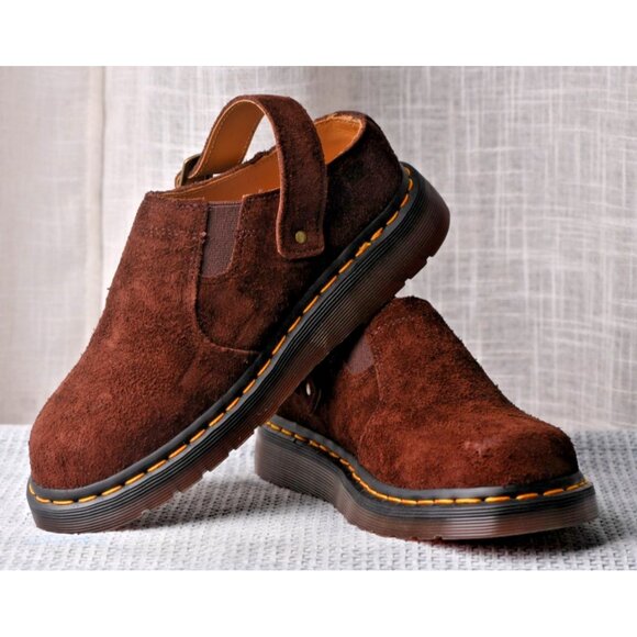 New! Size: 7 Women | Dr. Martens ISHAM Dark Brown Desert Oasis Suede - Picture 8 of 14